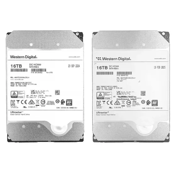Wuh721816ale6l4 16tb 512MB Кэш 7200 об/мин Быстрый доступ к данным Высокопроизводительный корпоративный жёсткий диск