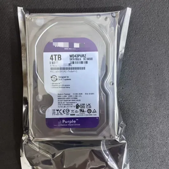 Западный цифровой пурпурный видеонаблюдения внутренний жесткий диск Wd43purz Wd22purz Wd101purz HDD 500GB - 16tb в наличии