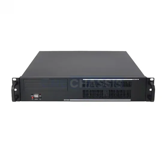 ИПК 2u Ракмонт, Серверный Шасси Совместимый с Форм-фактором ATX, 4* 3.5" Жесткий Диск + 1* 5.25" CD-ROM Диск, Поддерживает Как PS2, Так И 1u Блок Питания