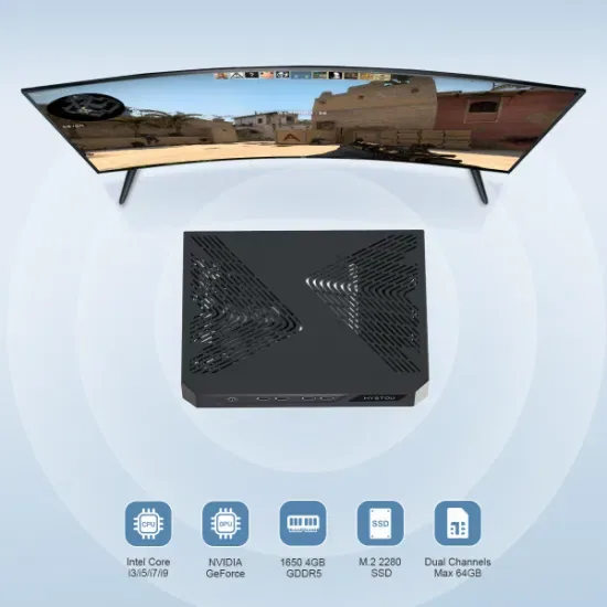 Оптовая продажа компьютеров Intel Core I5 9400f Ультимативный игровой опыт Мини ПК