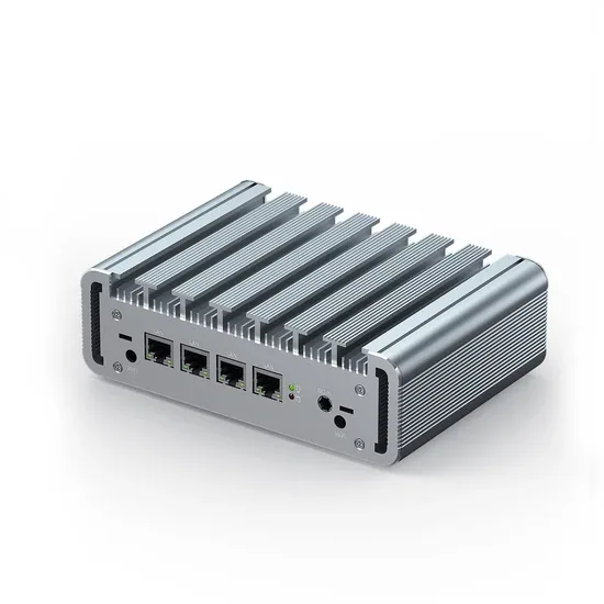 Низкопотребляющий микрокомпьютер Celeron J4125 4 LAN Pfsense файрвол промышленный ПК