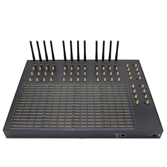 664L-64 2g SMS-шлюз на 64 порта, 64 SIM-карты 2g SMS-маршрут