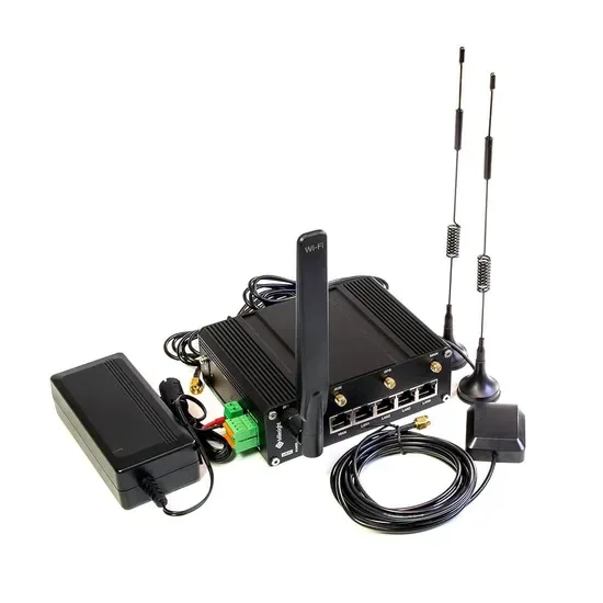 Ультра Высокая Защита Система Промышленный 4G LTE Сотовый Роутер с Python SDK