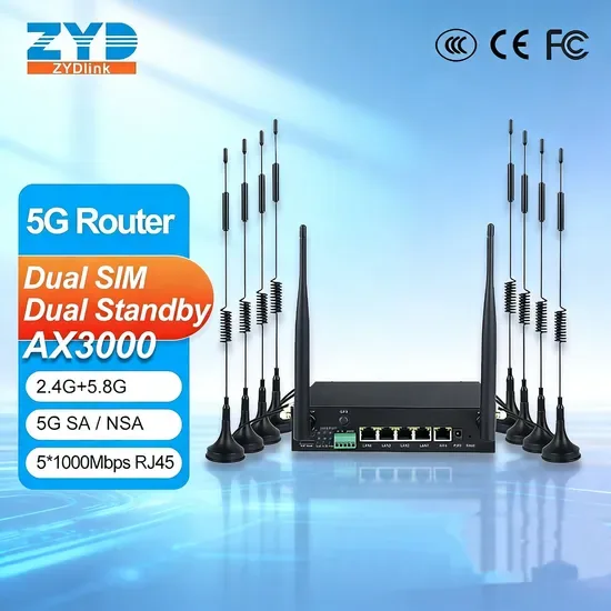 В наличии Быстрая доставка TF карта Расширяемый промышленный класс 5g WiFi6 маршрутизатор