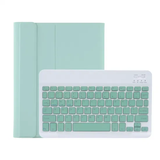 Умный клавиатурный чехол для iPad 9.7 2018/10.2/10.5/Air 3 10.5 дюйма цветной с отсеком для ручки беспроводной кожаный чехол