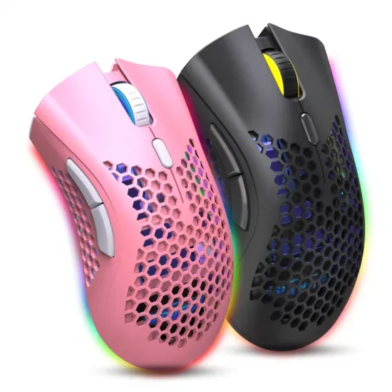 2.4 ГГц RGB Беспроводная перезаряжаемая игровая мышь для настольного ПК ноутбука