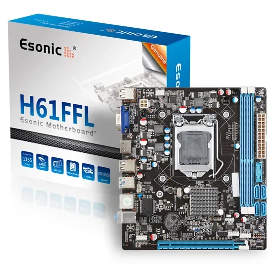 Материнская плата Esonic H61 Поддержка 2ND/ 3rd Поколение LGA1155 Процессор