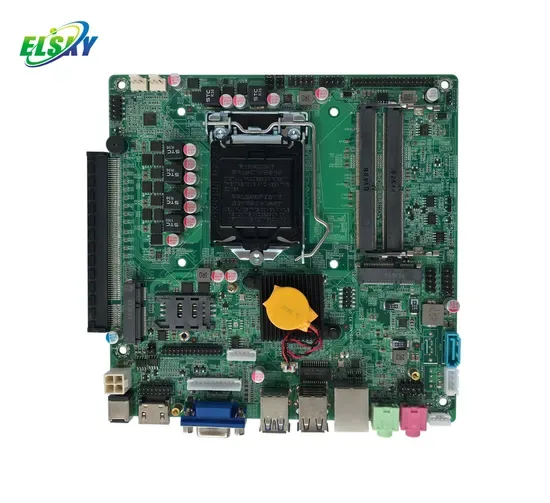 Элски 170*170mm Промышленная материнская плата с ЦП 8th Ген Кор I7-8700 LGA1151 H310 Чипсет DDR4 Настольный Qm3100