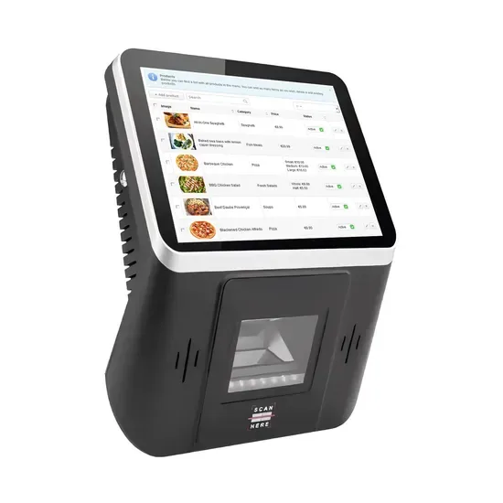 PC08 Система учета 8-Inch Сенсорный терминал самообслуживания для проверки цен Android Windows Высокое качество для терминала учета в ресторане Кассовый аппарат Проверка цен