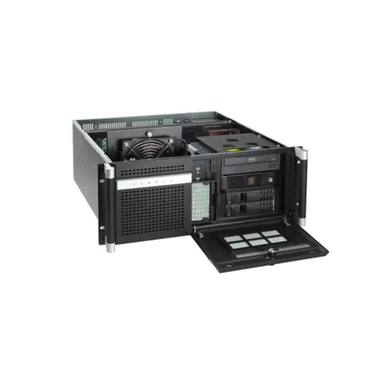 Адвантек ACP-4320 Тихий 4u Ракмонт ИПК Серверный Шасси Промышленный Компьютерный Корпус с Двойными Горячими Заменяемыми SATA HDD Лотками
