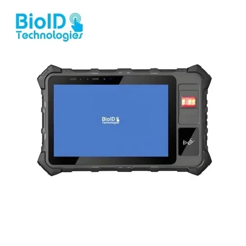 Робастный 8" Андроид планшет с биометрическим отпечатком пальца и RFID считывателем