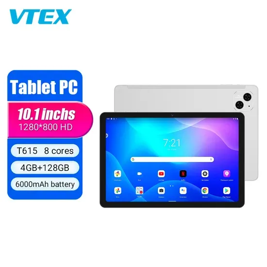 10.1" T615 4GB 128GB Память HD встраиваемый дисплей 6000mAh Металлический планшет на Android