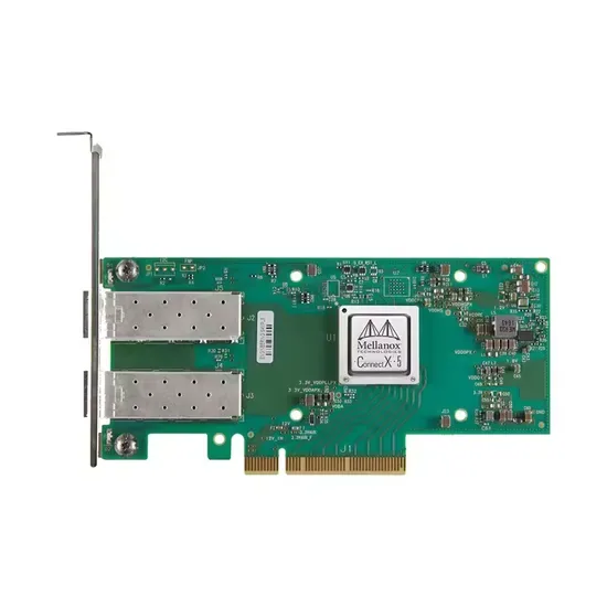 Мелланокс MCX512A-Acut Connectx-5 Vpi EDR 100GB/S Двойной порт Qsfp Pcie 3.0 X16 Инфинбанд сетевая адаптерная карта