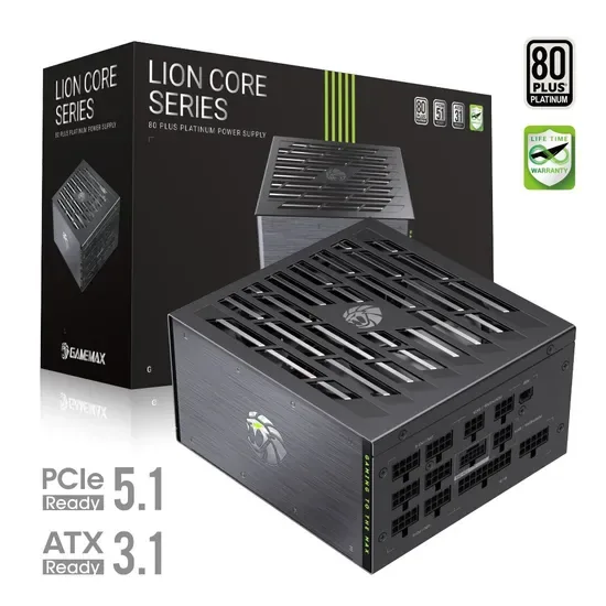 Гейммакс Лион Кор 1200p Пожизненная гарантия БП 1200W Полностью модульный ATX3.1 Pcie5.1