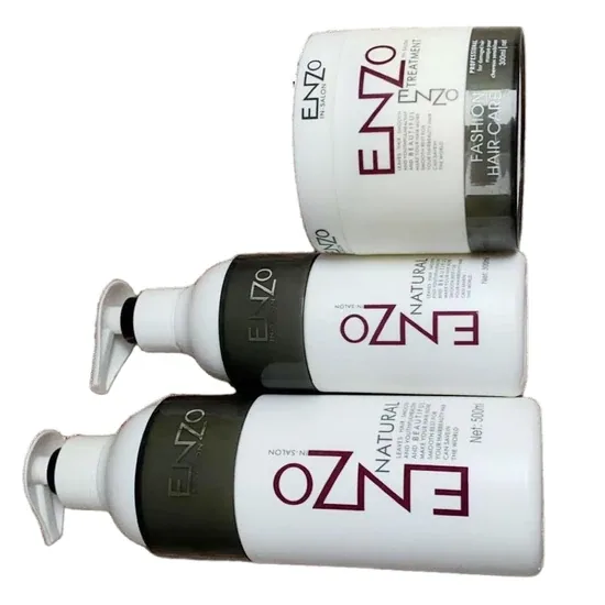 Роскошная маска для волос Argan Enzo Лучшее качество Восстановление поврежденных волос Гладкое питание 1000ml Крем травяные аминокислоты Уход Увлажнение