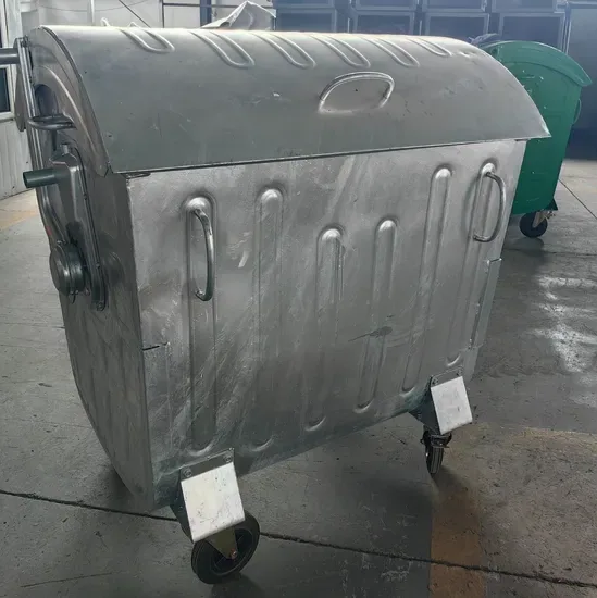 Надежный 1100L Мобильный мусорный контейнер для промышленных приложений