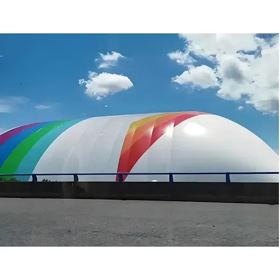 Устойчивый к погодным условиям надувной купол для покрытия футбольного поля на открытом воздухе