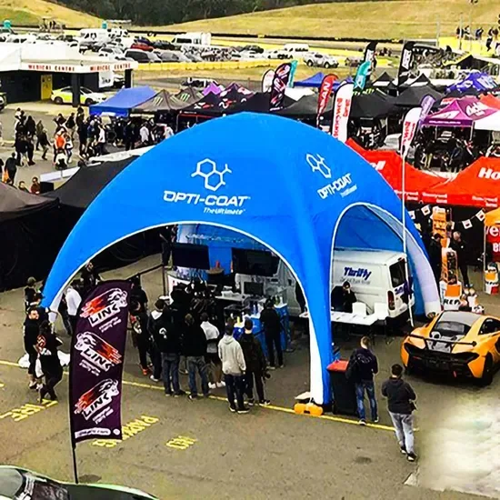 Кастомизированный печатный уличный торговый inflatable навес для рекламных мероприятий X TPU с герметичным воздухом большой павильон для вечеринок