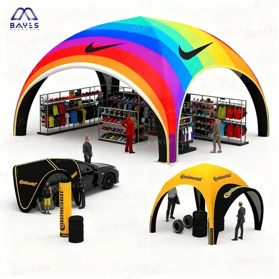 4 Сезоны Открытых Больших Мероприятий Воздушный Пухлый Навес Inflatable Dome Tent