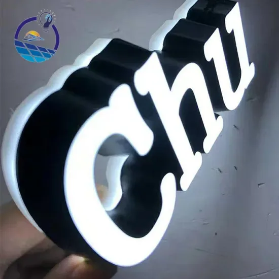 Логотип Знак Индивидуальные 3D Буквы Вывеска Бизнеса Светодиодный Светящийся Знак для Уличной Стены