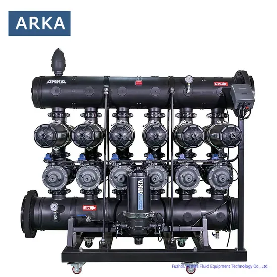 4 Дюйм 6 Тип H Пластиковая Самоочищающаяся Автоматическая Дисковая Фильтрационная Система для Полива Садов