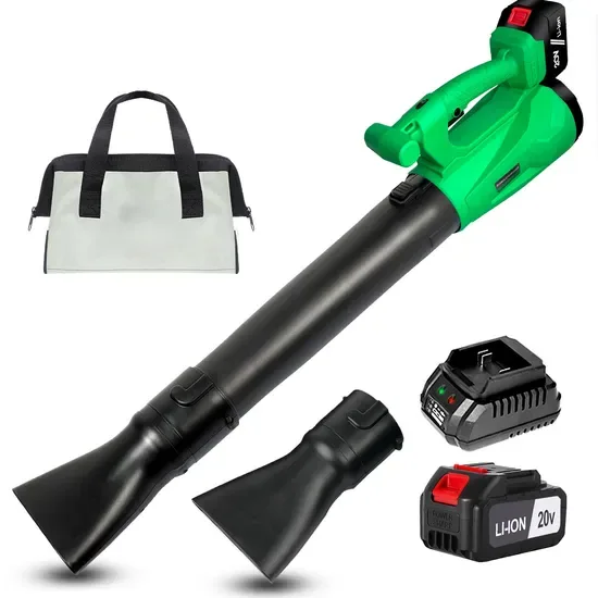 20V Мощный аккумуляторный воздуходув, 6 Регулировка скорости для использования