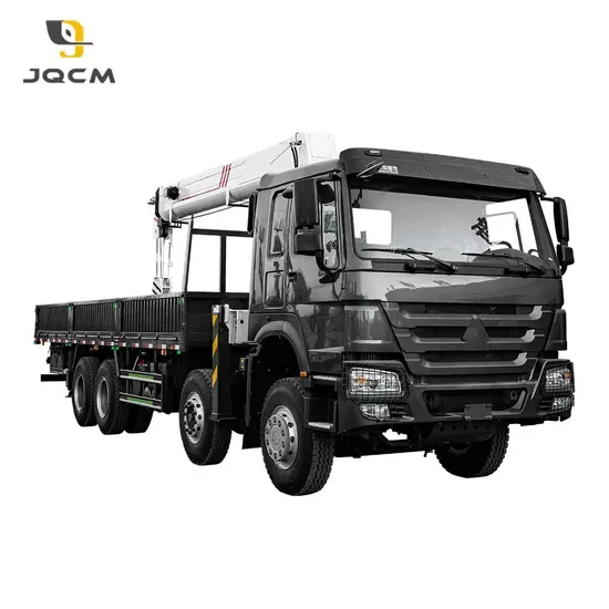 Китайский совершенно новый HOWO 16ton 8X4 тяжелый грузовик с краном, экспортирующий машины, онлайн-продажа, настраиваемый телескопический подъемный кран на шасси Sinotruk