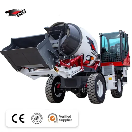 Сертифицированный CE Высокая Надежность 1000L 1500L 2500L 3200L 5500L Продвинутый Гидростатический Привод Самозагружающегося Бетономешалки для Плавной Работы