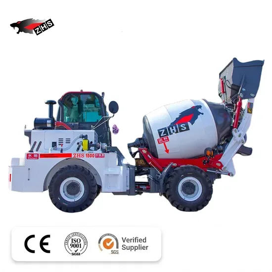 Лучший продаваемый 1500L 2500L 3200L 4000L 6500L 7500L самозагружающийся бетонный миксер с EPA-4 и Euro-5 двигателем с низким уровнем выбросов