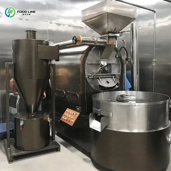 5kg Полностью автоматическая индивидуальная газовая электрическая машина для обжарки кофейных зерен и обработки выпечки для обжарки арахиса