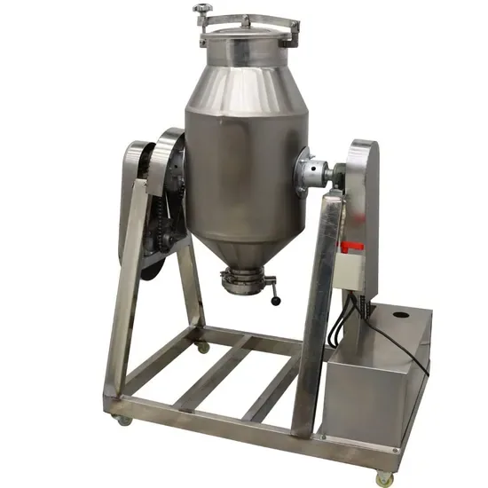30kg Промышленная двойная конусная блендерная машина для смешивания порошков для куркумы, имбиря и масалы