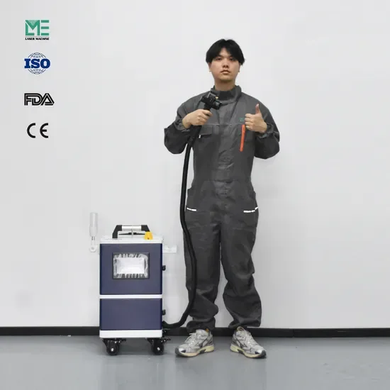 200W 300W 500W Лазерная машина для очистки от ржавчины, удаления краски, обезжиривания, удаления краски и ржавчины с нержавеющей стали