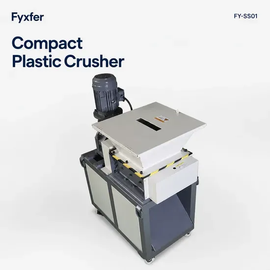 Машина для переработки отходов пластика Fyxfer для бутылок, труб и scrap