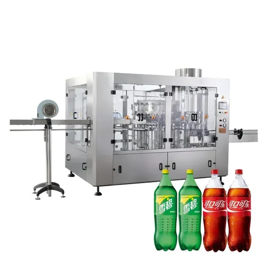 Высококачественная автоматическая линия производства газированных напитков с машиной для розлива и упаковки