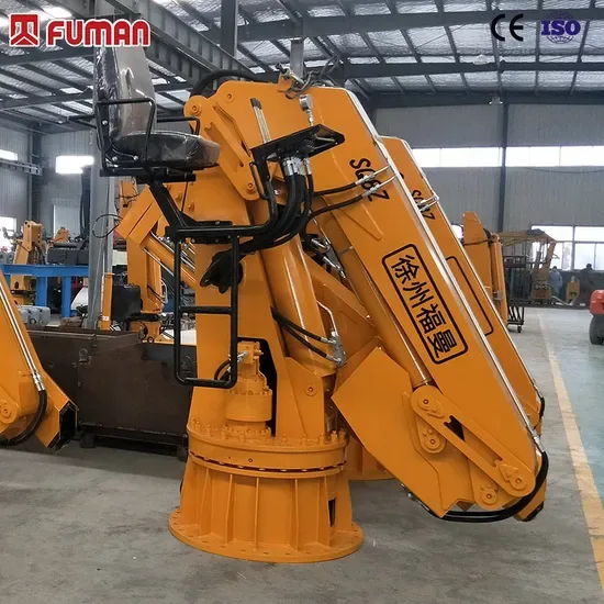 Фуман 8ton 10ton Индивидуальный телескопический кран с выдвижной стрелой для плавучих морских платформ, цена морского крана