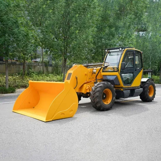 Горячая продажа китайского нового 3ton 3.5ton 5ton 7m 17m вездеходного погрузчика с четырьмя колесами и дизельным двигателем, телескопического погрузчика с тяжелыми подъемами
