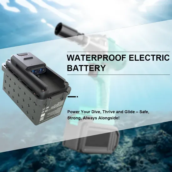 Высокоэнергетическая Wt-50W подводная батарея 14.8V 12ah 5c скорость IP68 водонепроницаемая -20°C с 60°C защитой от короткого замыкания