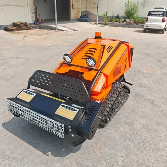Беспроводной Crawler Mower для обрезки растительности на склонах шоссе