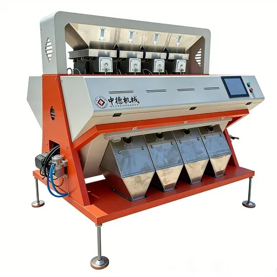 4 Чуто 3-5.5t/H Zdh-256 Умная цветосортировочная машина CCD для зерна/орехов/пластика/минеральных семян