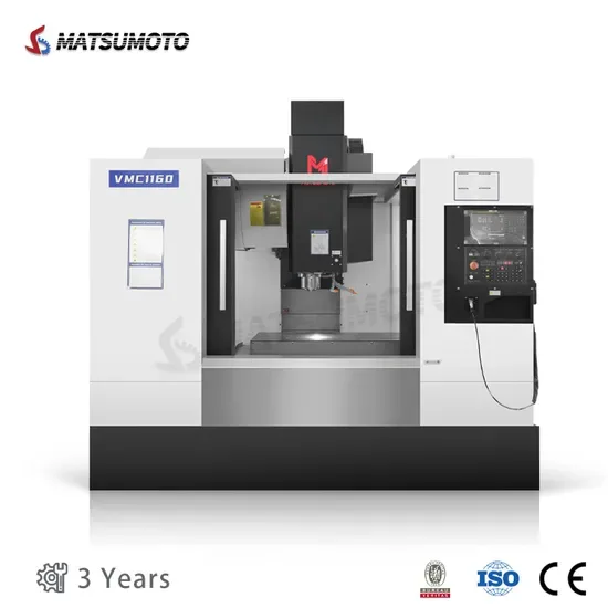 Vmc1160 Центр фрезерного станка с ЧПУ Advance 3/4 Вертикальный фрезерный станок с ЧПУ для обработки металла