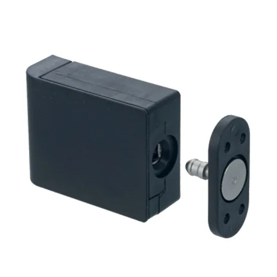 Черный регулируемый DC12V/24V двунаправленный замок без ключа для скрытого монтажа в шкафу