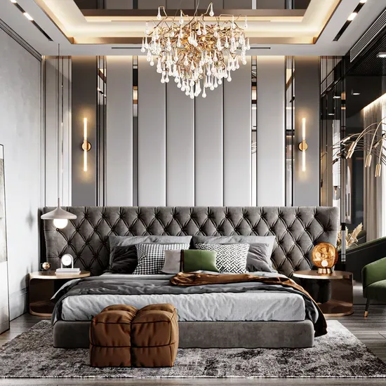 Наборы постельного белья для гостиничных номеров, ткань, кожа, легкая роскошь, мебель на заказ