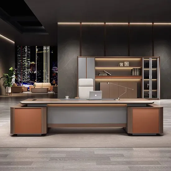Генеральный директор Liyu Furniture Стол для компьютера Офисные столы на продажу с фиксированной боковой столешницей Исполнительный L-образный офисный стол