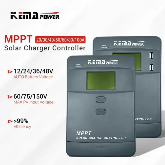 Авто MPPT 20A Солнечный контроллер заряда с ЖК-дисплеем Мини гибкий 150V Вход PV 10A/50A для 12V/24V/36V Макс