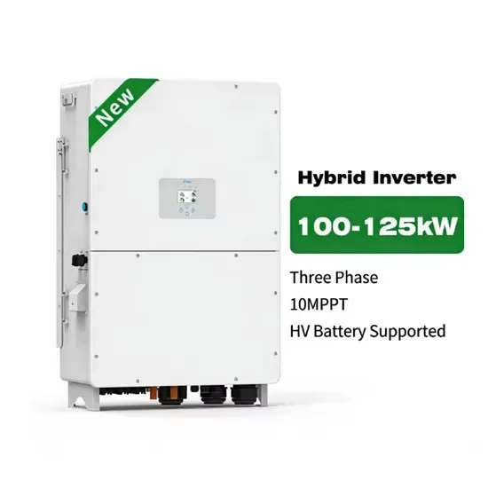 100-125kw Трехфазный гибридный солнечный инвертор 10 MPPT Hv батарея