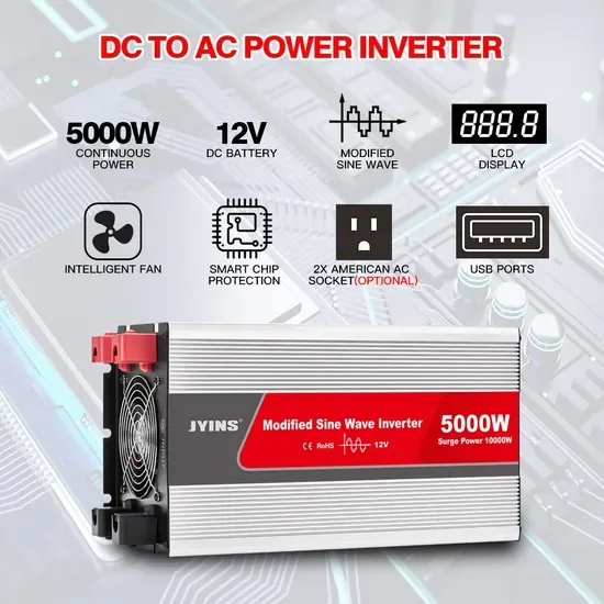 5000W Модифицированный синусоидальный инвертор солнечной энергии