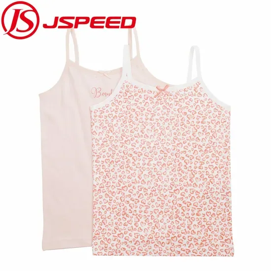 Детей в нижнем белье из 100% хлопка девочек летом Майка детей' S Undershirt Майка без рукавов