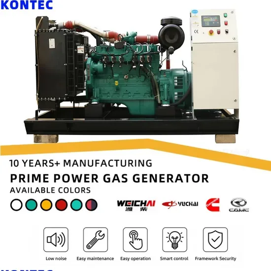 Портативный генератор 80kw 130kw 220kw 350kw 1000kw открытого типа для выработки электроэнергии на биогазе, метане, LPG и природном газе, генераторное оборудование с двигателем Cummins K19n-G3