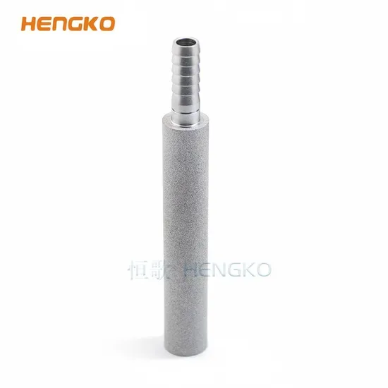 Поставщик OEM 0.5 к 70 Микронный фильтр диффузора с мелкими пузырьками, камень для карбонизации, спаргер для лаборатории