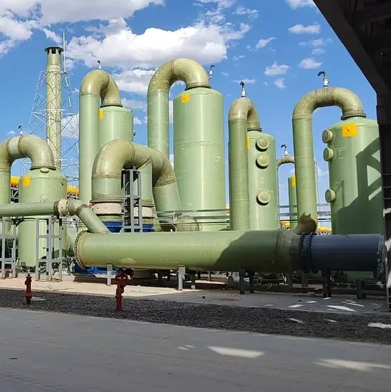 Индивидуально изготовленное оборудование из FRP для очистки выхлопных газов от химических паров